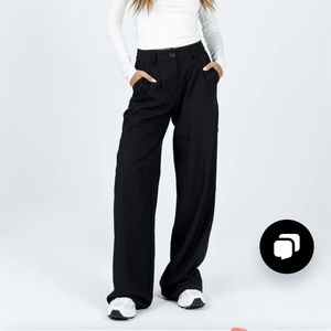Princess Polly Archer pants in black